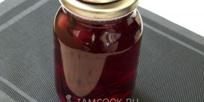 Рецепт компот из вишни и смородины