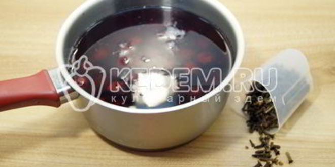 Рецепт компот из замороженной вишни