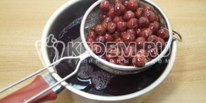 Рецепт компот из замороженной вишни