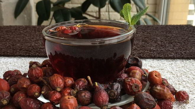Рецепт Очень вкусный компот из шиповника в мультиварке