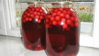 Рецепт Вишневый компот в банке