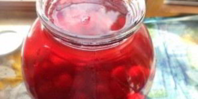 Рецепт вишневый компот в банке