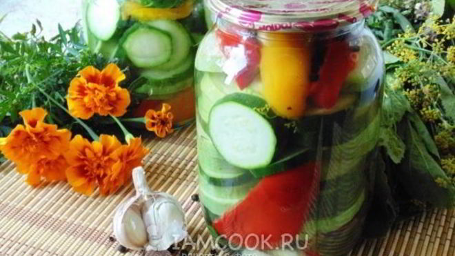 Рецепт Консервированные кабачки на зиму