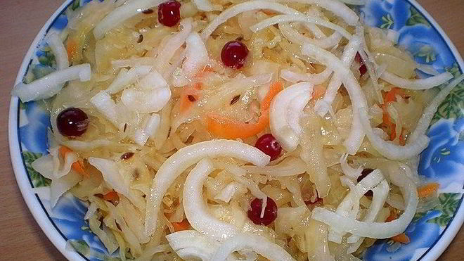 Рецепт Квашеная капуста по-немецки