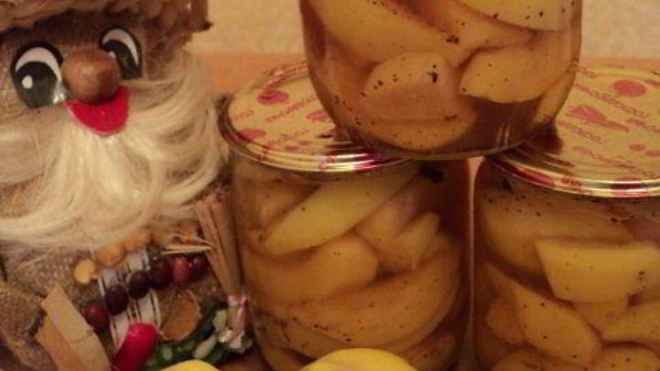 Рецепт Айва маринованная