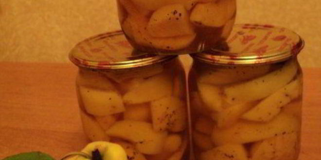 Рецепт айва маринованная