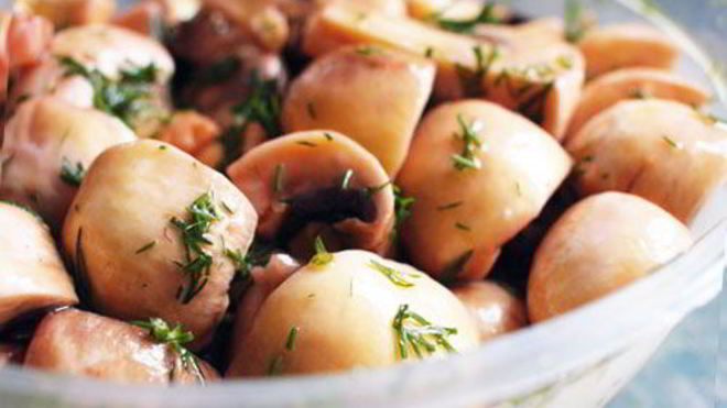 Рецепт Быстро маринованные грибы