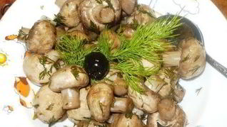 Рецепт Быстрые маринованные грибы