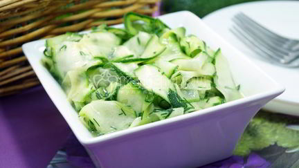 Рецепт Быстрые маринованные кабачки