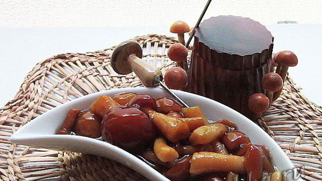 Рецепт Быстрые маринованные опята