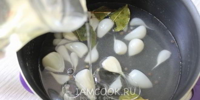 Рецепт чеснок маринованный на зиму