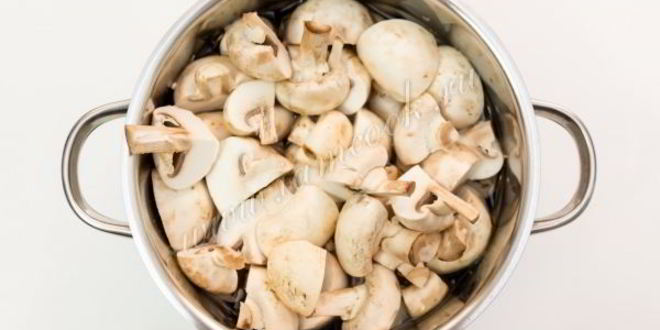 Рецепт грибы, маринованные с овощами