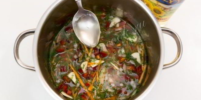 Рецепт грибы, маринованные с овощами