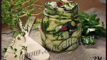 Рецепт Кабачки маринованные