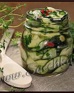 Кабачки маринованные