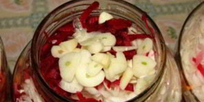 Рецепт капуста маринованная со свеклой