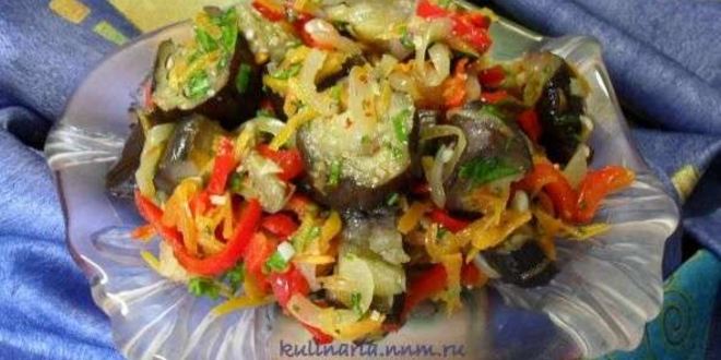 Рецепт ленивые маринованные баклажаны