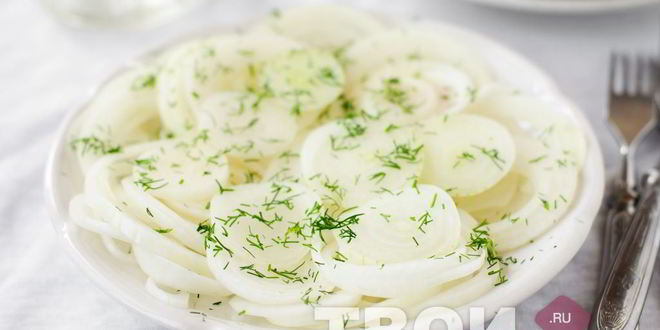 Рецепт лук маринованный