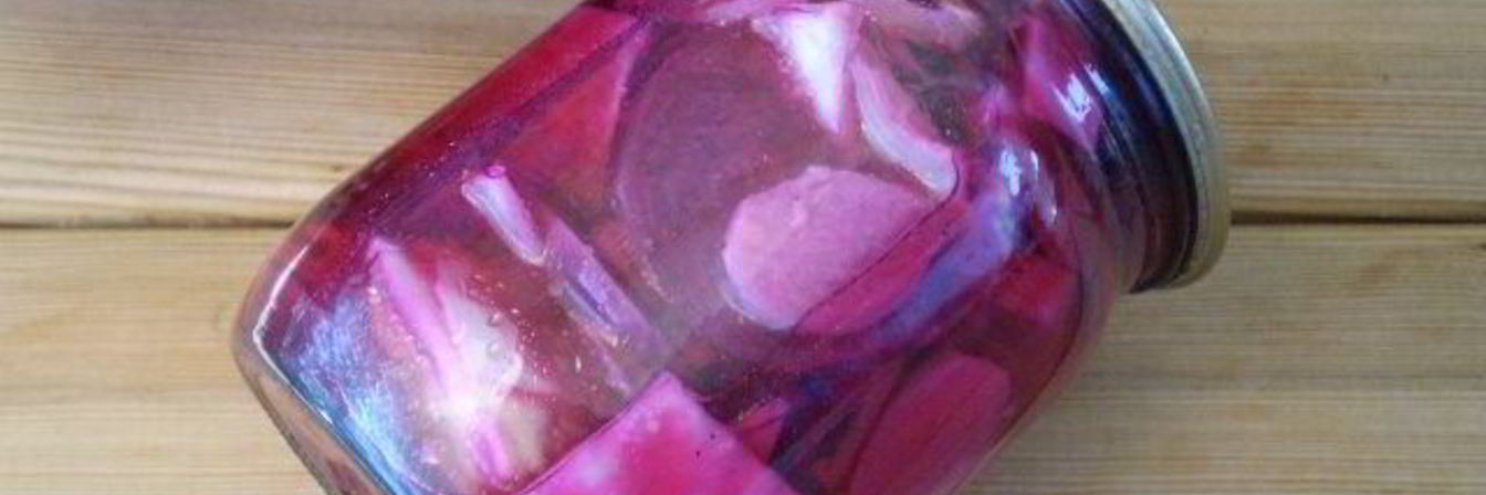 Рецепт Маринованная капуста со свеклой и чесноком