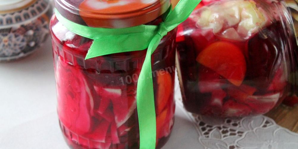 Как приготовить маринованная капуста со свеклой на зиму