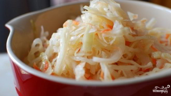 Рецепт Маринованная ранняя капуста на зиму