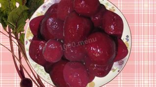 Рецепт Маринованная свекла целиком на зиму