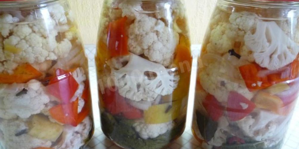 Рецепт маринованная цветная капуста на зиму