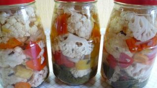 Рецепт Маринованная цветная капуста на зиму в банках