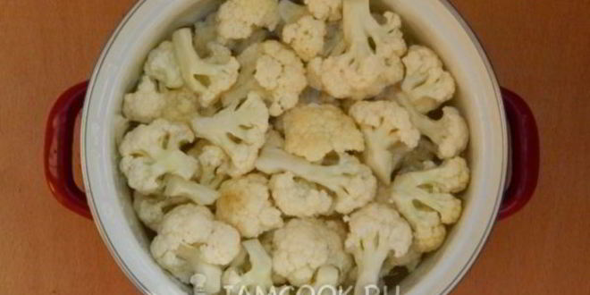 Рецепт маринованная цветная капуста на зиму