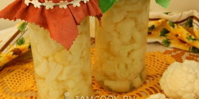 Рецепт маринованная цветная капуста на зиму