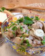 Маринованное вешенки