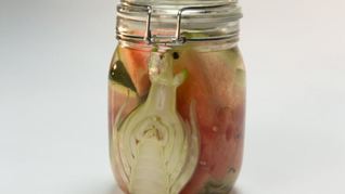 Рецепт Маринованный арбуз с фенхелем