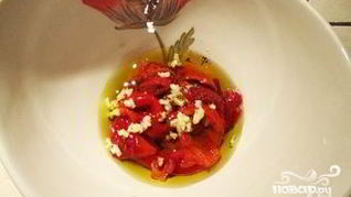 Рецепт Маринованный болгарский перец в масле