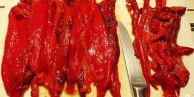 Рецепт маринованный болгарский перец в масле