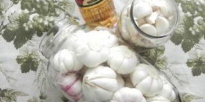 Рецепт маринованный чеснок головками