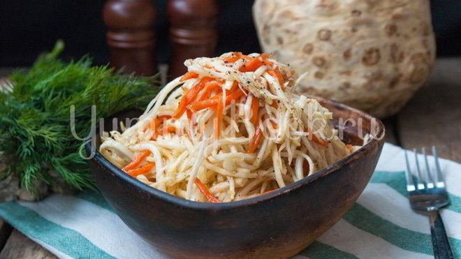 Рецепт Маринованный корень сельдерея