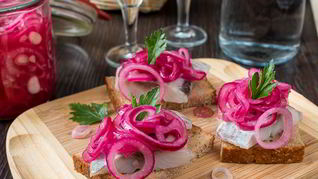 Рецепт Маринованный красный лук