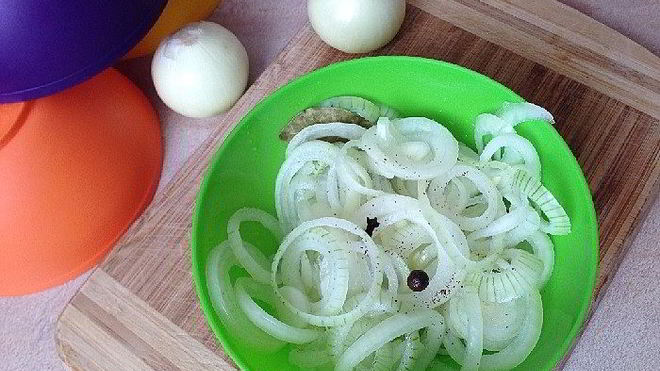 Рецепт Маринованный лук к шашлыку