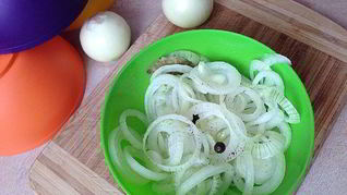 Рецепт Маринованный лук к шашлыку