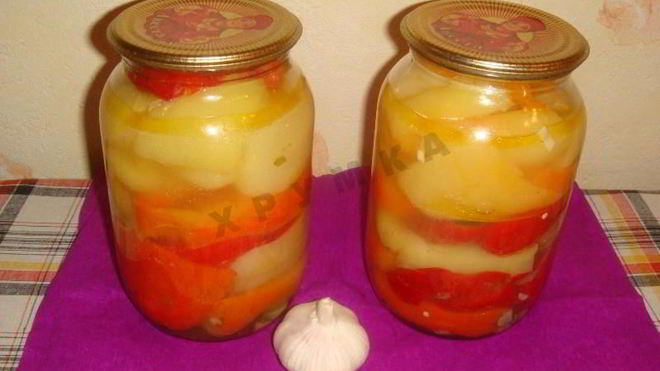 Рецепт Маринованный перец с медом на зиму