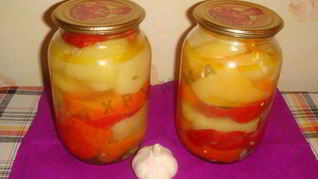 Рецепт Маринованный перец с медом на зиму