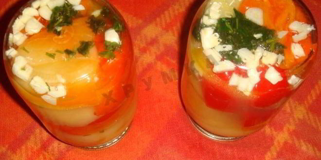 Рецепт маринованный перец с медом на зиму