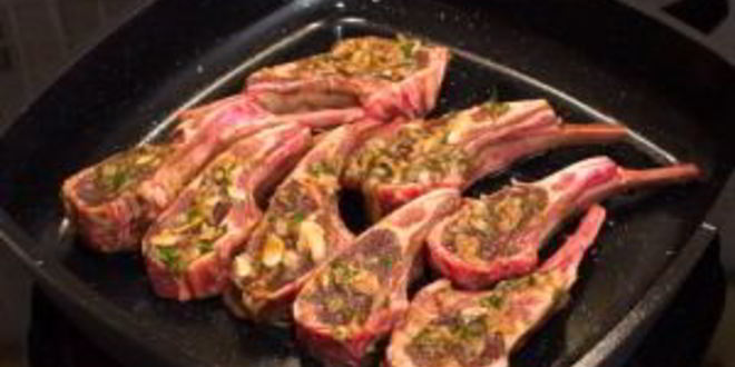 Рецепт маринованные бараньи ребрышки, жаренные на гриле