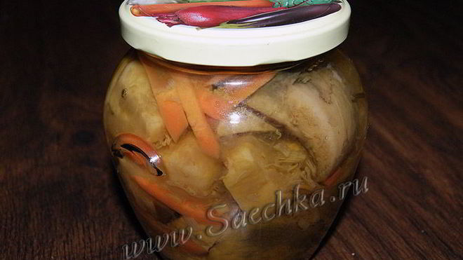 Рецепт Маринованные грибы на зиму