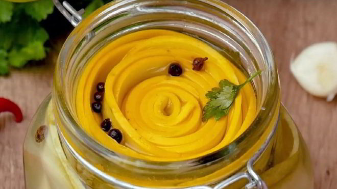 Рецепт Маринованные кабачки с петрушкой