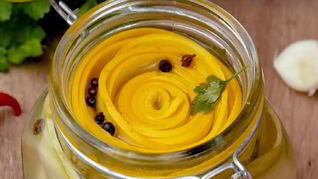 Рецепт Маринованные кабачки с петрушкой