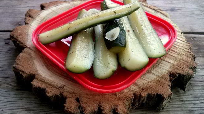 Рецепт Маринованные огурцы без закатки