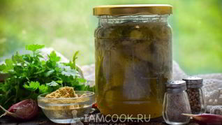 Рецепт Маринованные огурцы с горчицей и маслом