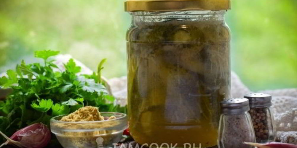 Как приготовить маринованные огурцы с горчицей и маслом