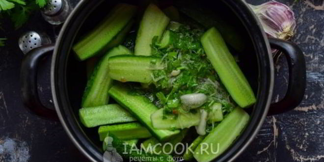 Рецепт маринованные огурцы с горчицей и маслом